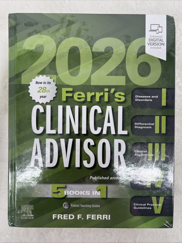 Ferri’s Clinical Advisor 2026- Brand New Sealed