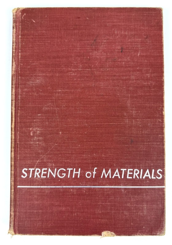 Strength of Materials Frank J McCormick 1952 First Printing Engineering Textbook