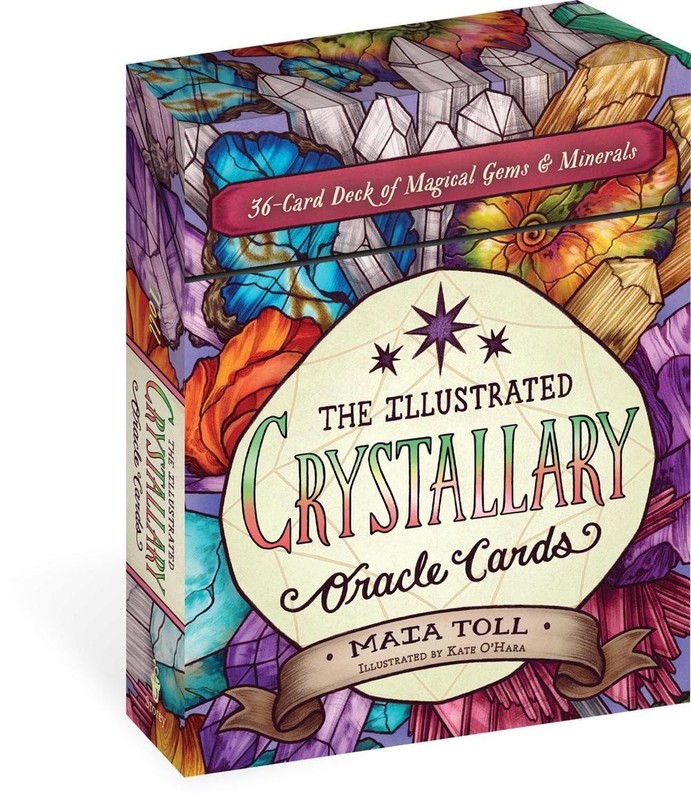 The Illustrated Crystallary Oracle Cards: 36-Card Deck of Magical Gems & Mineral