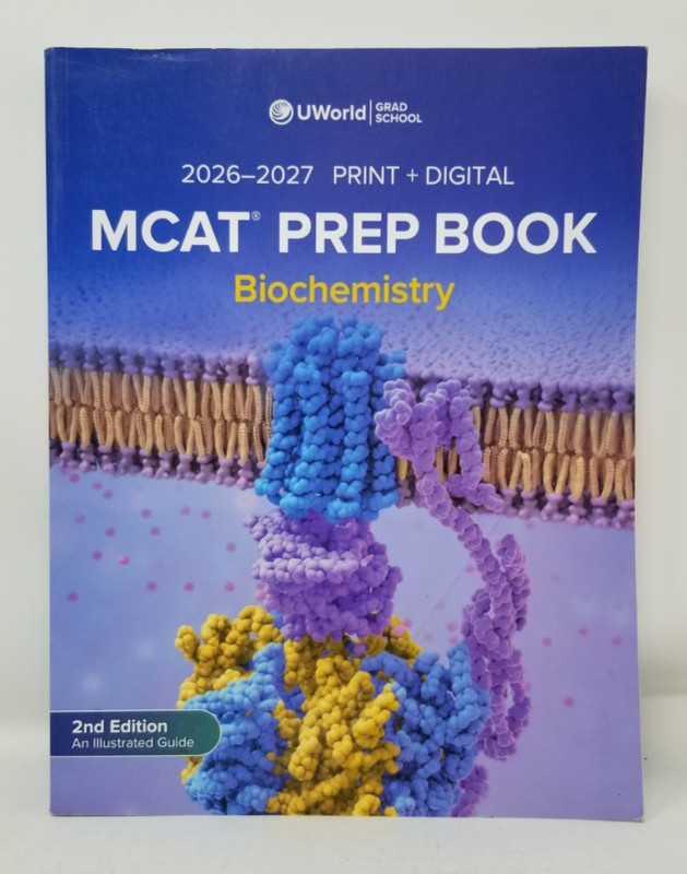 MCAT Prep Book Biochemistry 2026-2027 Print + Digital – UWorld Grad School