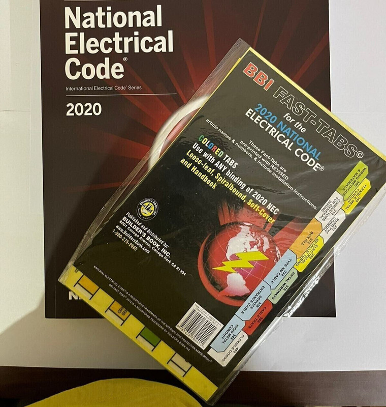 NFPA 70 NEC National Electrical Code 2020 Paperback + BBI Fast-Tabs USPS gallery