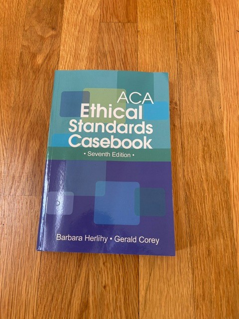 ACA Ethical Standards Casebook 7th Edition by Herlihy, Corey – Paperback -UNREAD