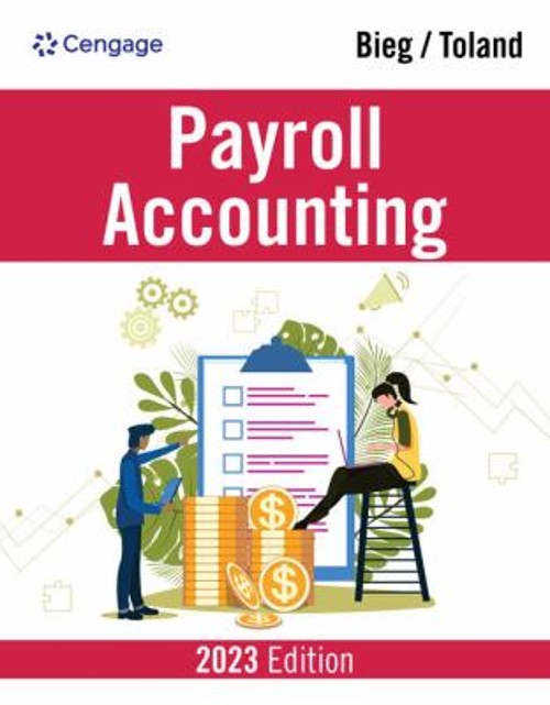 Payroll Accounting 2023 Paperback Judith, Bieg, Bernard Toland
