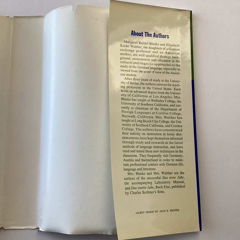 Das Zweite Jahr Buch II By Margaret Bluske 1975 Scribner German Series HC gallery