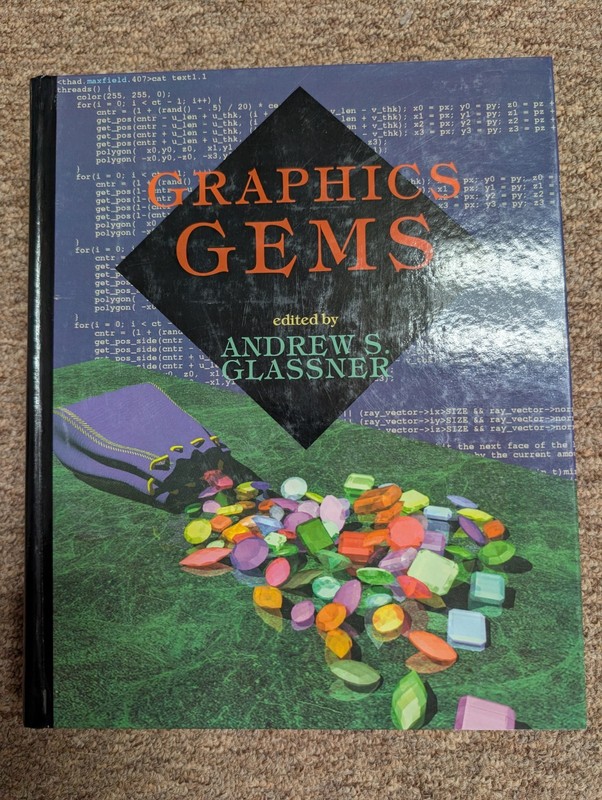 Graphics Gems by Andrew S Glassner – 1990 Hardcover – EUC
