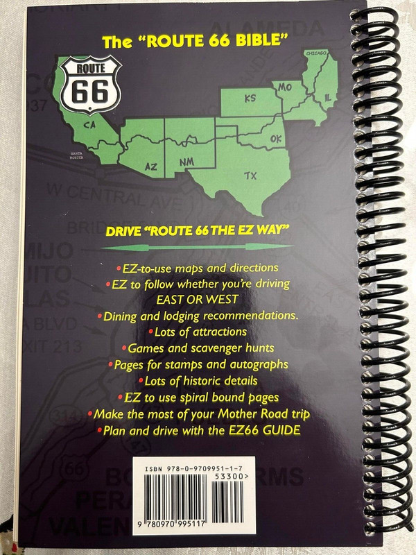 Route 66 EZ 66 Guide for travelers 6th Edition Brand New 2026 McClanahan gallery