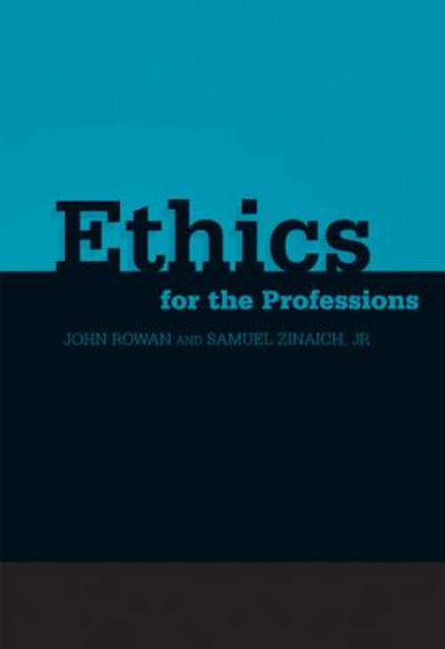 Ethics for the Professions Paperback Jr. , Samuel, Rowan, John R.