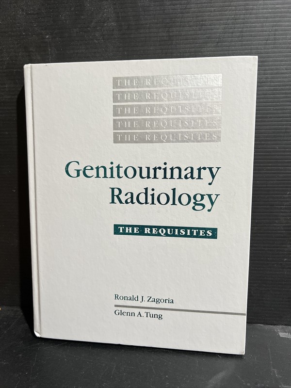 OOP 1st/2nd Genitourinary Radiology by Ronald J. Zagoria & Glenn Tung HC NO DJ
