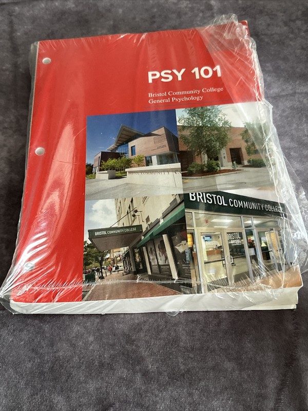 PSY 101 – Bristol Community College General Psychology – UNUSED BOOK/ACCESS CODE