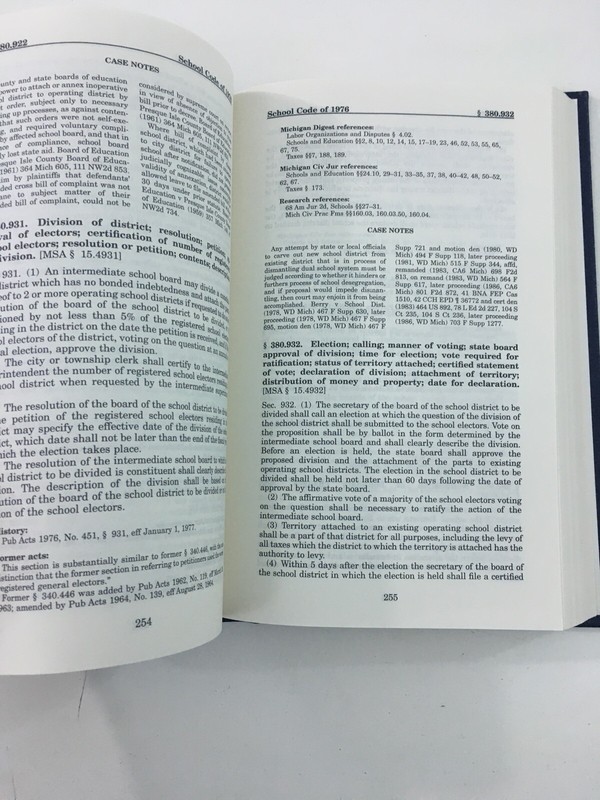 Michigan Compiled Laws Service - LexisNexis (2001, Hardcover, Volume 36) gallery