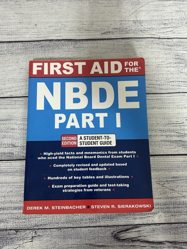 FIRST AID FOR THE NBDE PART 1 2/E (First Aid Series) – Acceptable