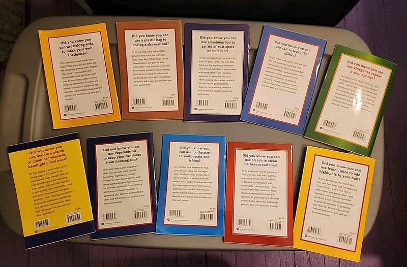 Helpful Household Hints ~ Lot Of 10 Booklets ~ Approx. 30 Pages Each gallery