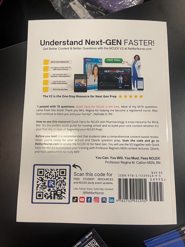 The ReMar Review Quick Facts for NCLEX: Next Generation Study Guide gallery