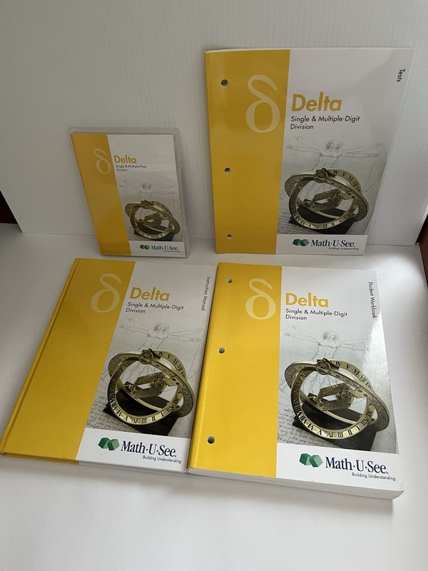 Math-U-See Delta Single & Multiple-Digit Division: Complete Set