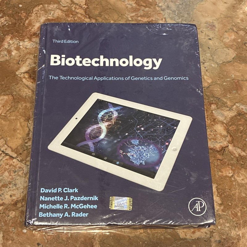 Textbook Biotechnology Genetics Genomics David Clark 3rd Edition NWT Book Books