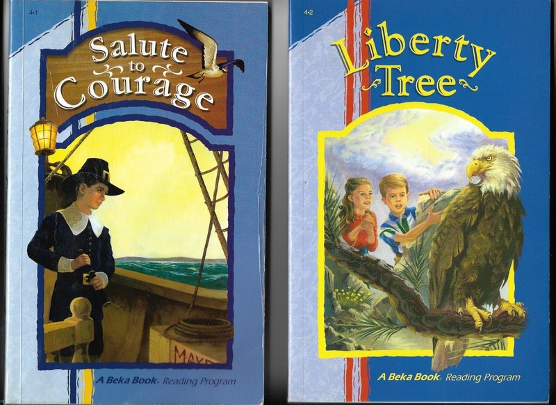 Liberty Tree & Salute to Courage A Beka Books Level 4-1 (Soft Cover 1998)