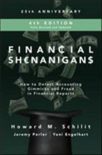 Financial Shenanigans by Jeremy Perler (2018, Hardcover)