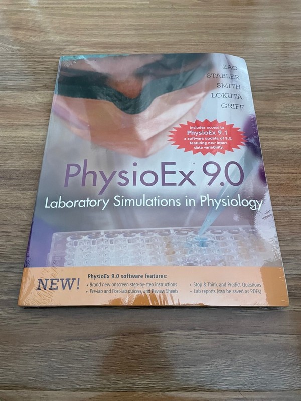 PhysioEx 9.0: Laboratory Simulations in Physiology with 9.1 Update by Andrew…