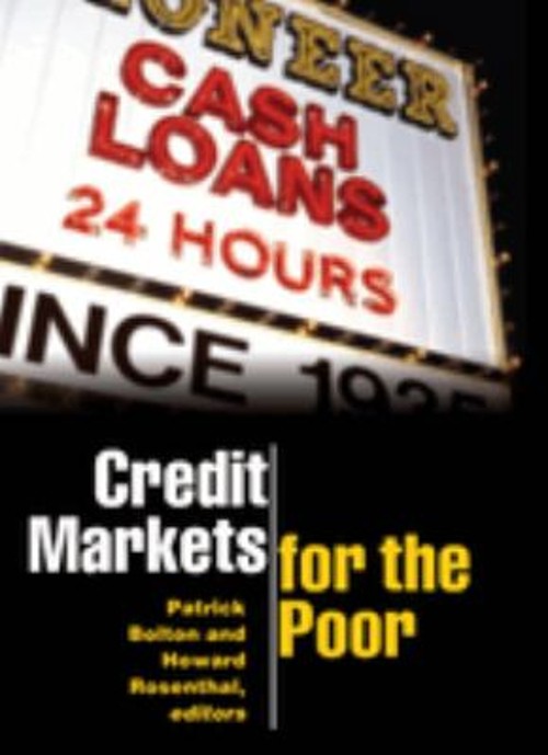 Credit Markets for the Poor Hardcover