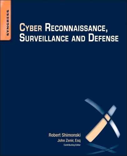 Cyber Reconnaissance, Surveillance – Paperback, by Shimonski Robert – Very Good