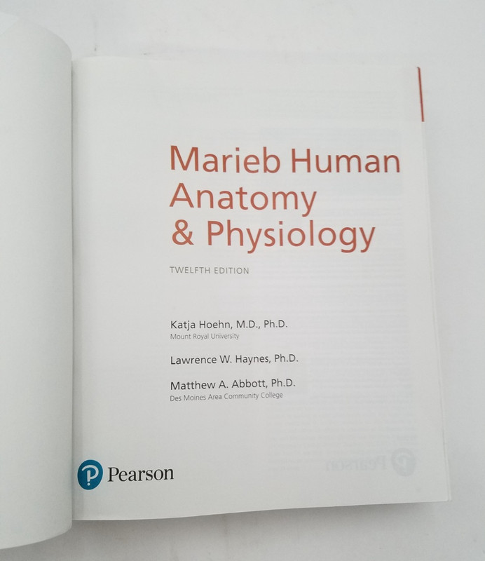 Marieb Human Anatomy & Physiology 12th Ed 2025 Ed - 9780138242732