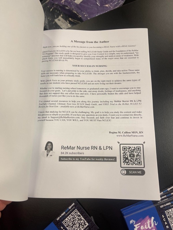 The ReMar Review Quick Facts for NCLEX: Next Generation Study Guide gallery