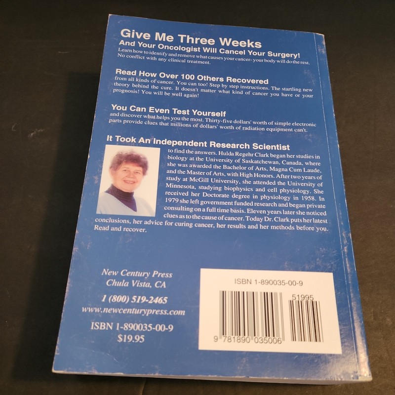 The Cure for All Cancers : With 100 Case Histories by Hulda Regehr Clark Paperba gallery