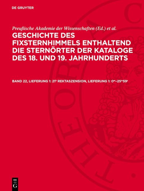 21H Rektaszension, Lieferung 1: 0M-25M59s
