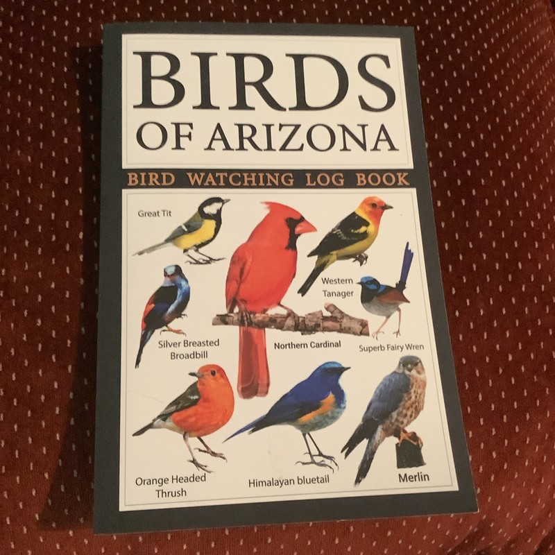 Birds Of Arizona: Bird Watching Log Book, clean, Like New