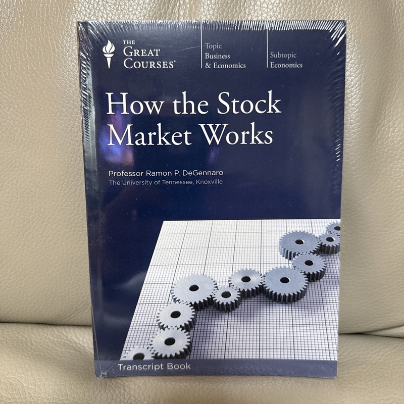 How the Stock Market Works by Ramon P. DeGennaro 2014 TRANSCRIPT BOOK ONLY New
