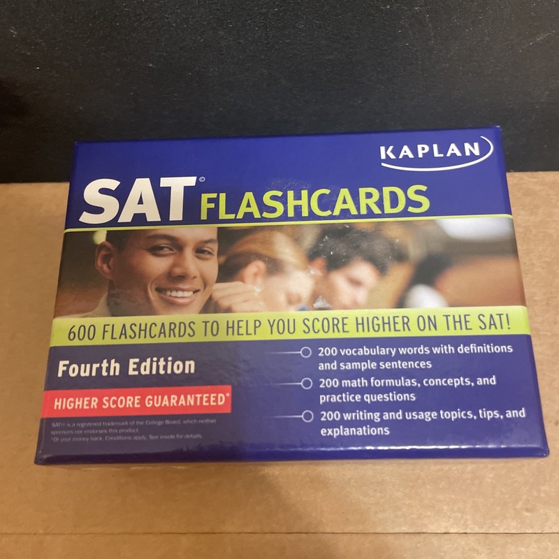Kaplan Test Prep Ser.: Kaplan SAT Flashcards by Kaplan (2011, Cards,Flash Cards)
