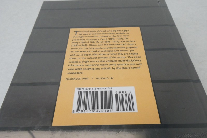 The Encyclopedia of French Art Song Fauré Debussy Ravel Poulenc HC Frank Daykin gallery
