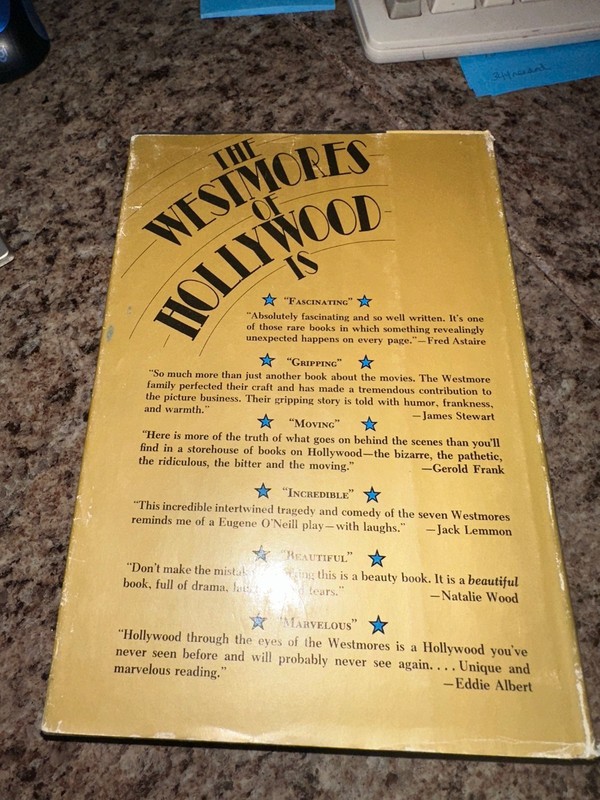 The Westmores of Hollywood 1976 1st Ed/DJ Frank Westmore Makeup Movie History gallery