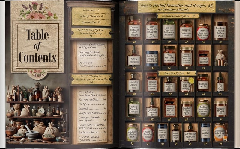 Forgotten Home Apothecary (paperback with color pictures) gallery