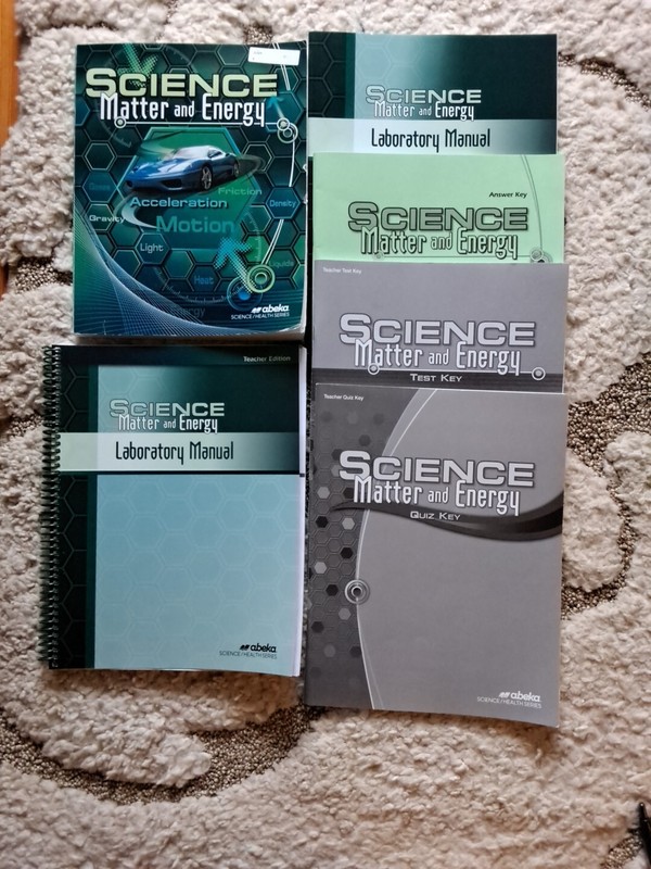 A Beka Science: Matter and Energy Set of 6 Books- Teacher and Student