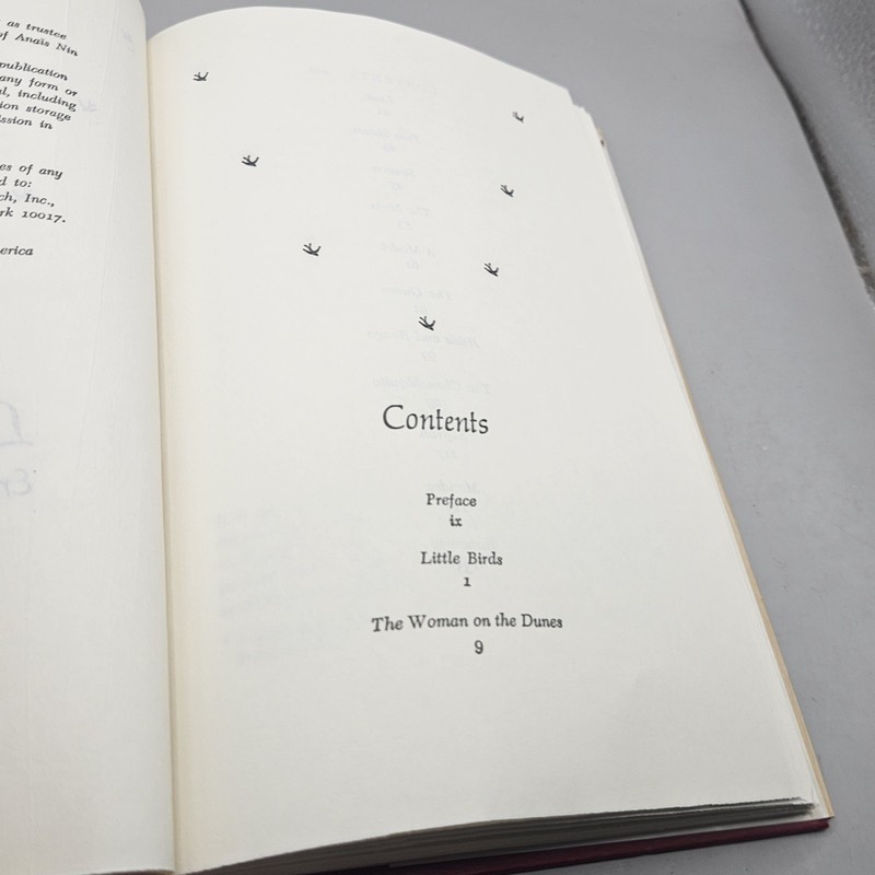 DELTA OF VENUS LITTLE BIRDS EROTICA Books by Anais Nin BCE HC/DJ 1977 gallery