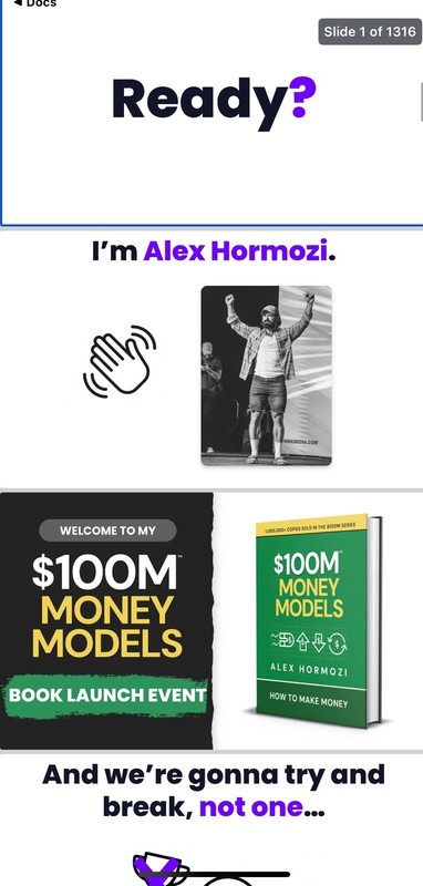 $100M Money Models by Alex Hormozi + The Exclusive $100M Launch Black Book.(New) gallery