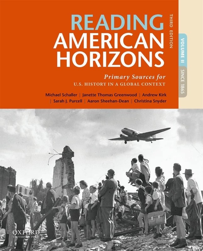 Reading American Horizons: Primary Sources for U.S. History in a Global Cont…
