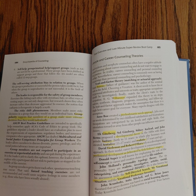 Encyclopedia of Counseling: Master Review and Tutorial for the National: gallery