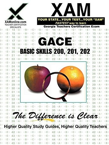 GACE BASIC SKILLS 200, 201, 202 By Sharon Wynne **BRAND NEW**