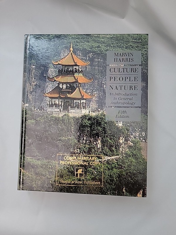 Culture People Nature An Introduction to General Anthropology by Marvin Harris