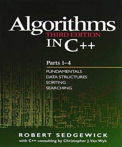 ALGORITHMS IN C++, PARTS 1-4: FUNDAMENTALS, DATA By Robert Sedgewick *BRAND NEW*