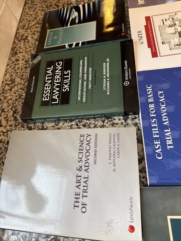 Trial Advocacy & Evidence Law Book Lot (7) – NITA, LexisNexis, Trial Skills gallery
