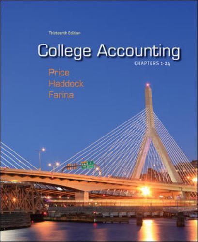 College Accounting – Chapters 1-24 by John Price, M. David Haddock and…