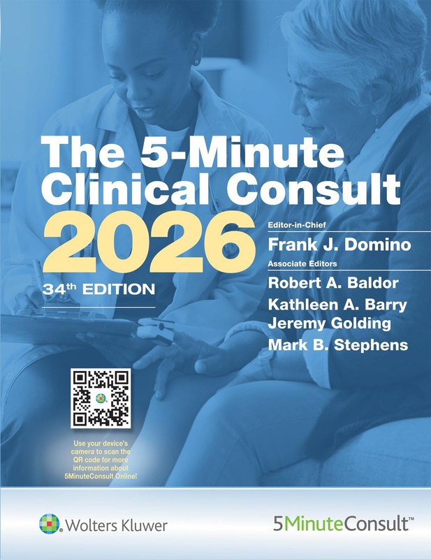 5 MINUTE CLINICAL CONSULT 2026 (THE 5-MINUTE CONSULT SERIES) BY Frank Domino