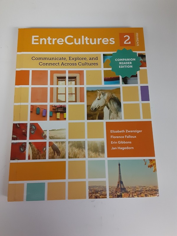 EntreCultures 2 Francais Companion Reader Edition Hardcover 2025 Edition Unused