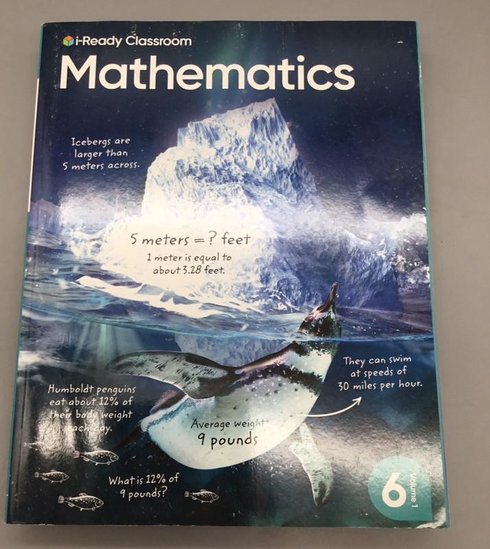 i-Ready Classroom Mathematics grade 6 Volume 1 Workbook