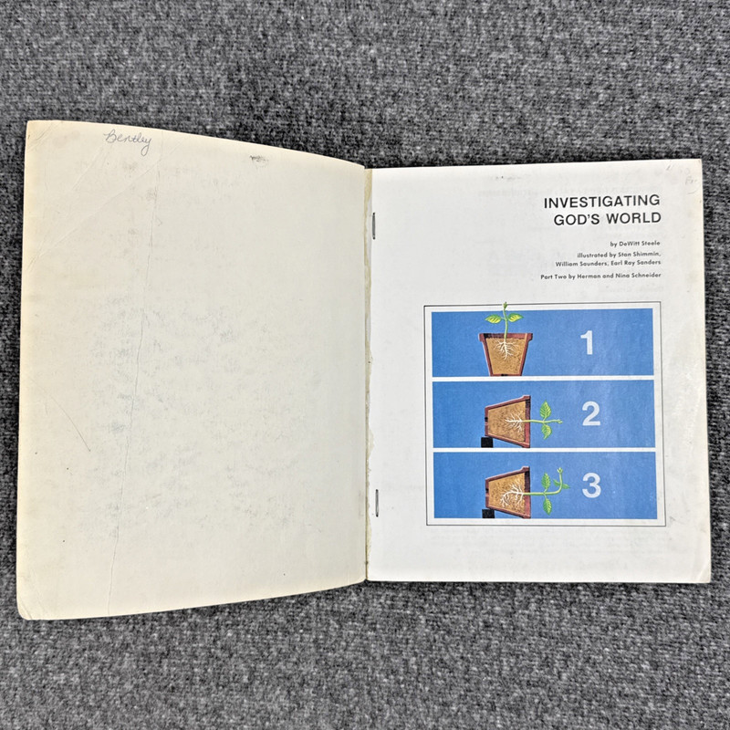 A Beka Book Science Investigating God's World Vintage 1977 gallery