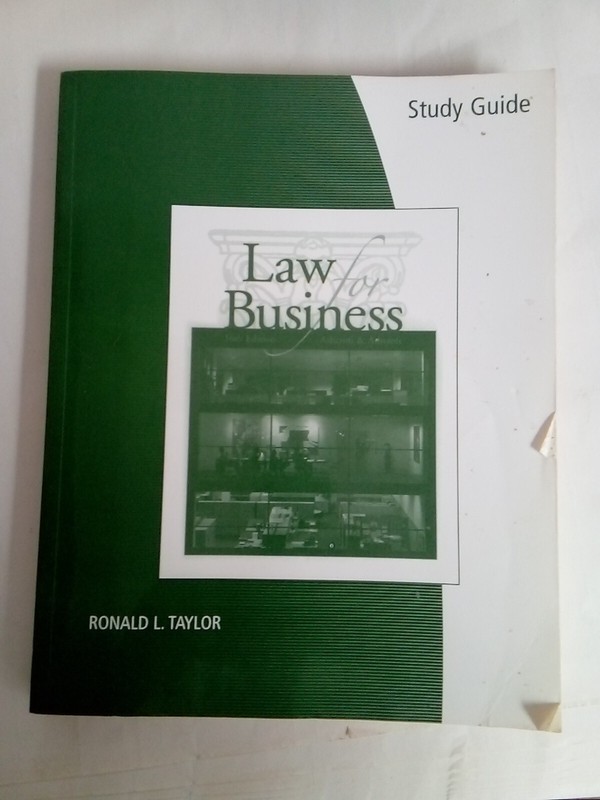 Study Guide Workbook for Ashcroft Ashcroft s Law for Business