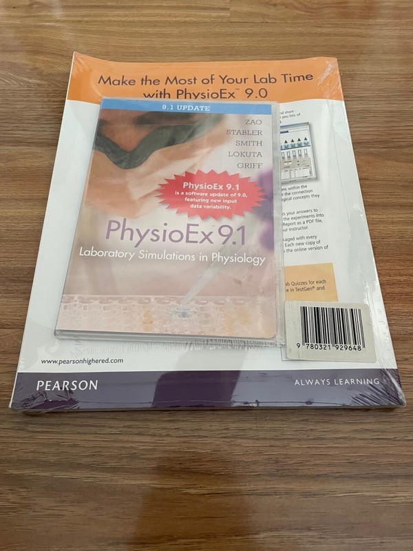 PhysioEx 9.0: Laboratory Simulations in Physiology with 9.1 Update by Andrew... gallery